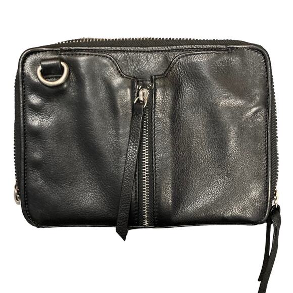 Kelsi Dagger Chelsea Black Leather Crossbody Bag - Picture 1 of 8